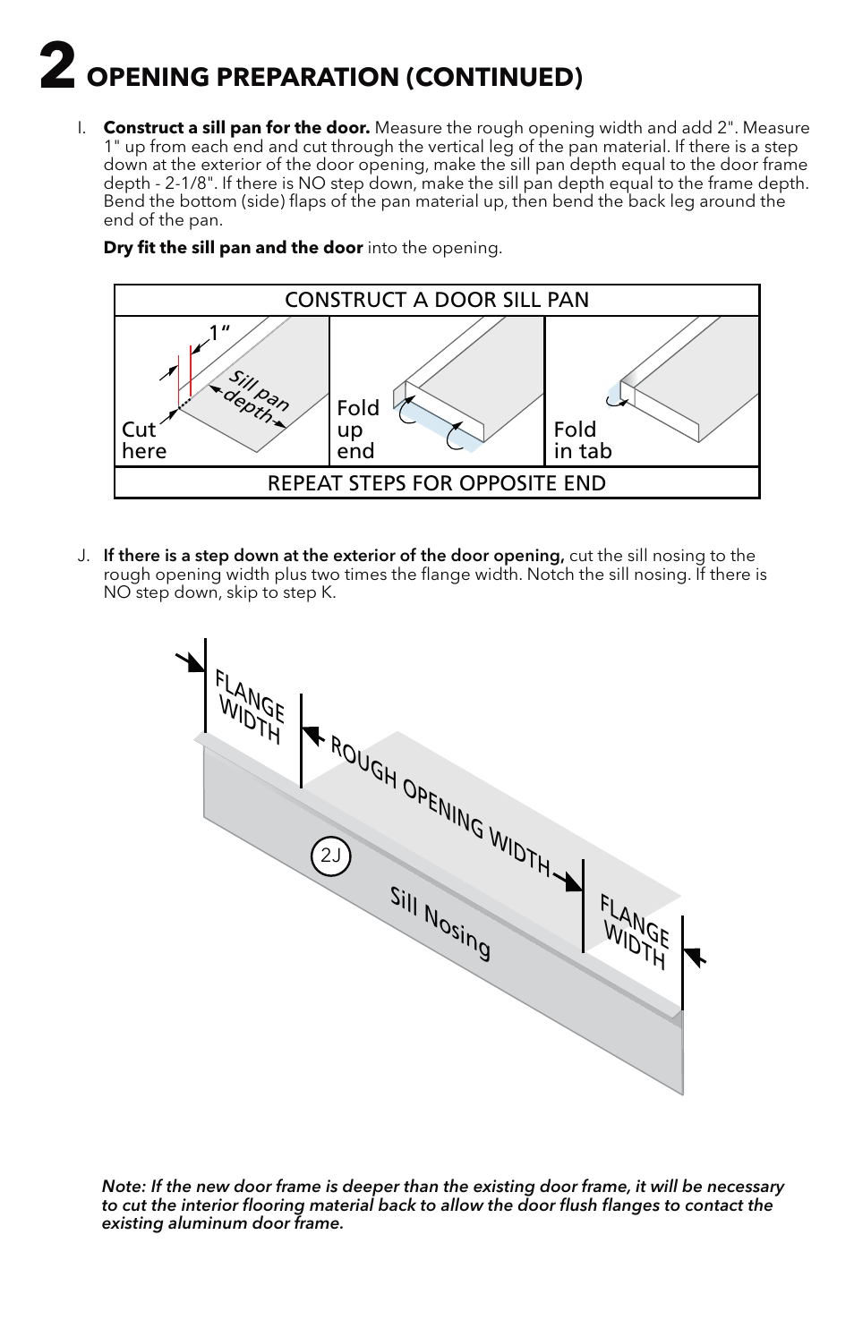 Pella Aluminim Clad Sliding Patio Doors With Flush Flange 81CM0100 User Manual | Page 4 / 13