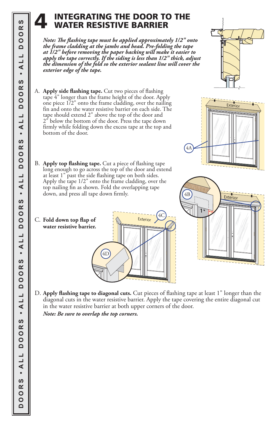 Pella CLAD HINGED PATIO DOOR  (INCLUDES STANDARD User Manual | Page 10 / 16