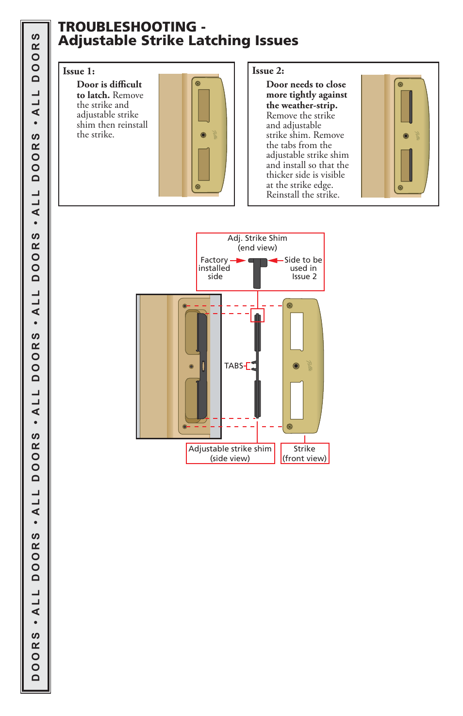 Pella CLAD HINGED PATIO DOOR  (INCLUDES STANDARD User Manual | Page 16 / 16