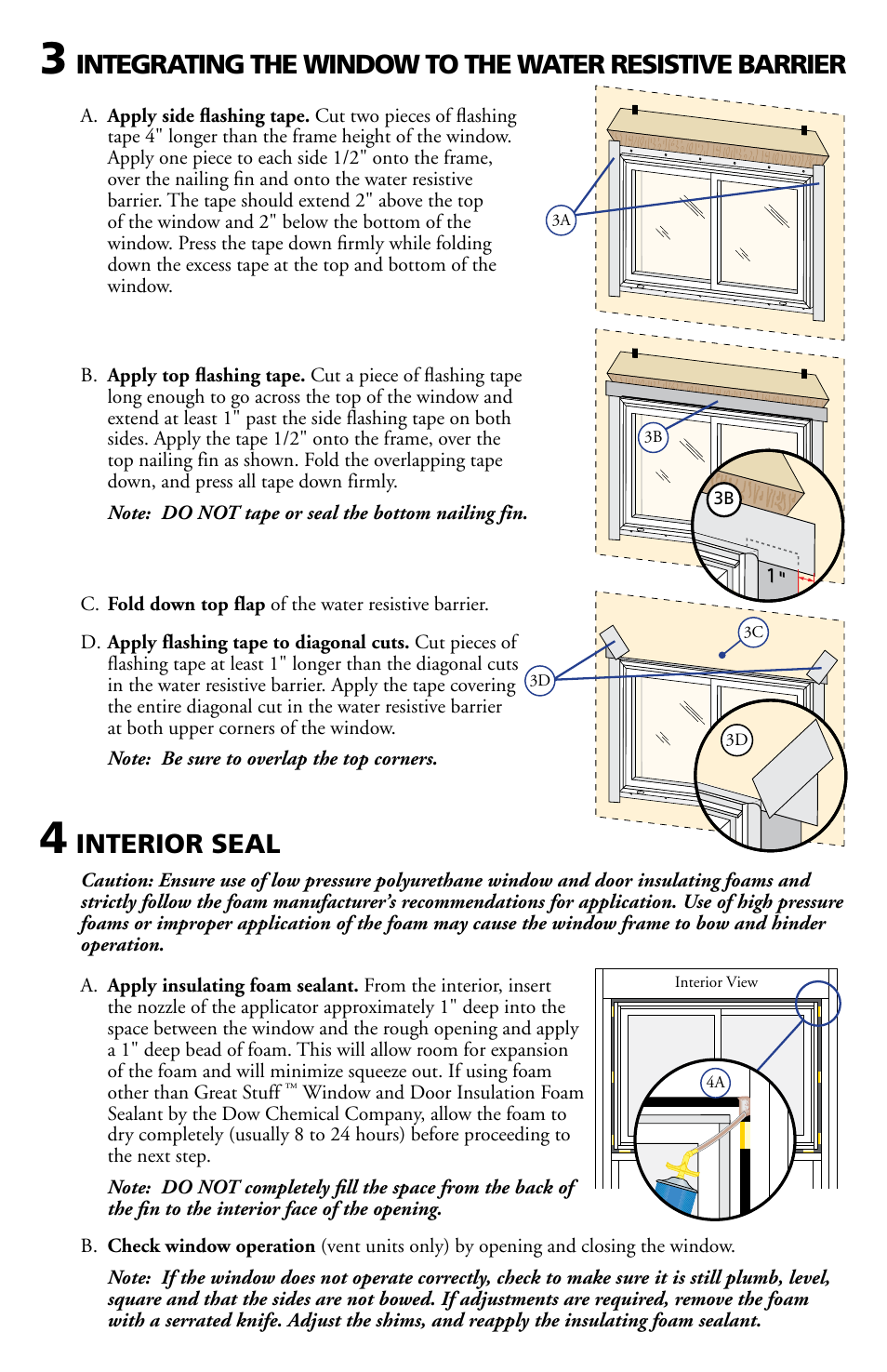 Interior seal | Pella Impervia 802Q0101 User Manual | Page 4 / 7