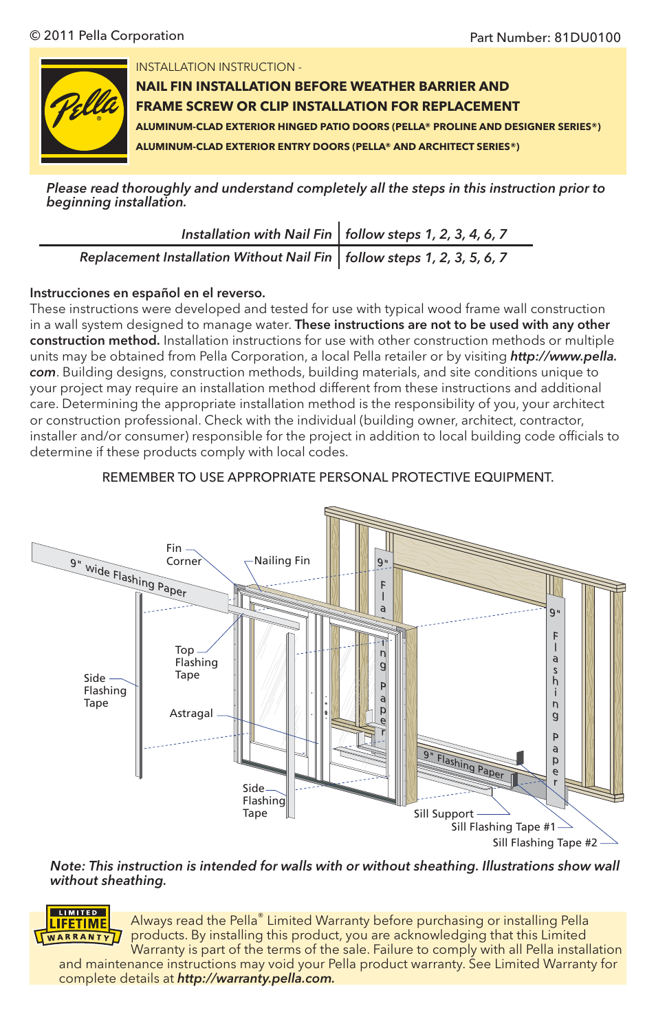 Pella 81DU0100 User Manual | 19 pages