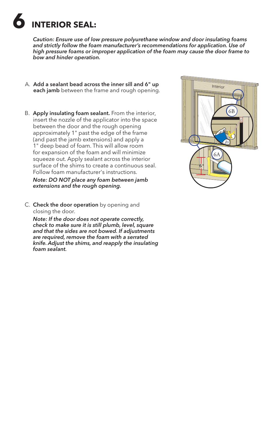 Interior seal | Pella 81DU0100 User Manual | Page 14 / 19