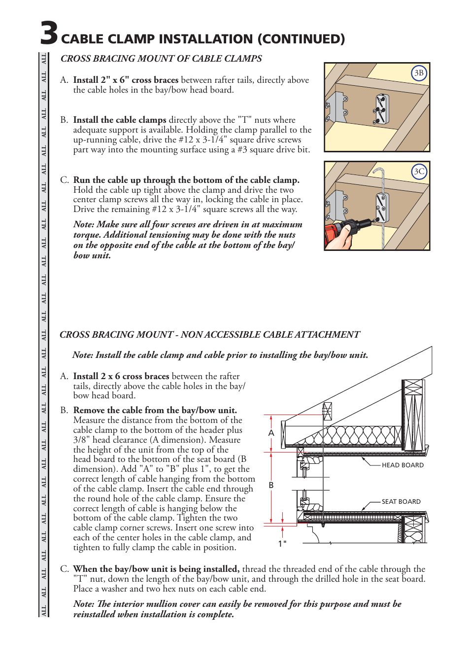 Cable clamp installation (continued) | Pella 81470102 User Manual | Page 6 / 12