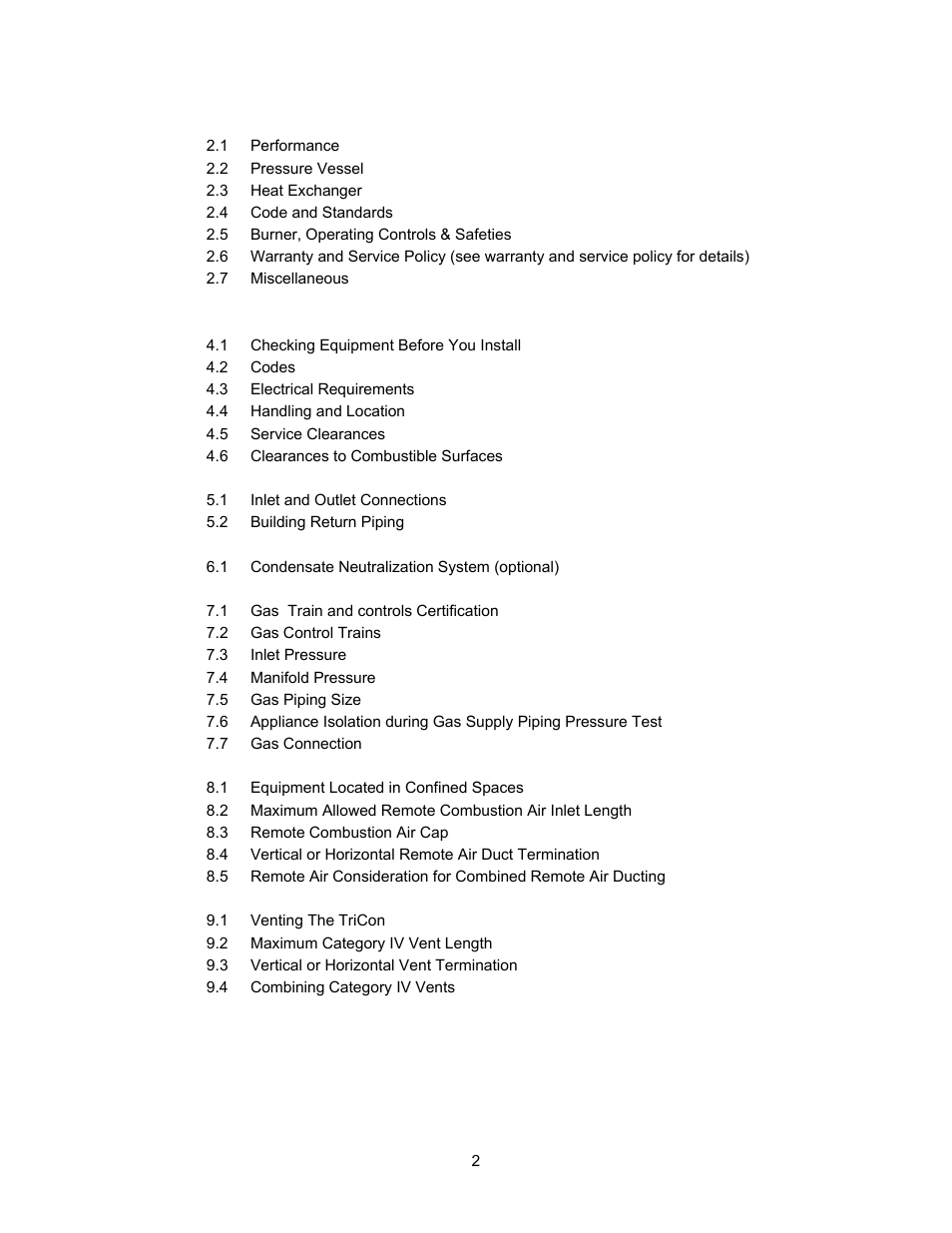 PVI Industries PV500-45C User Manual | Page 2 / 42