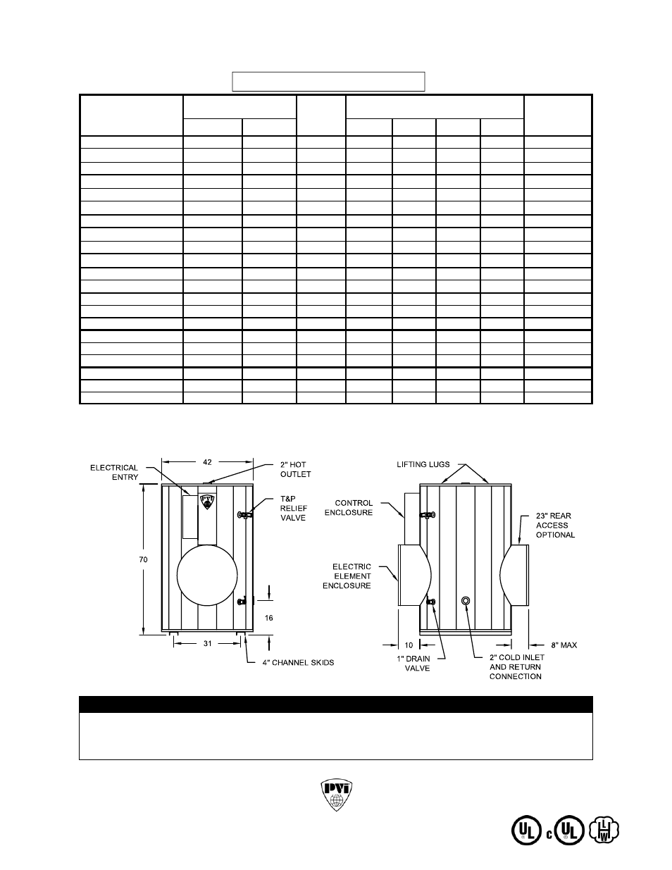 PVI Industries 370N300A-E User Manual | 1 page