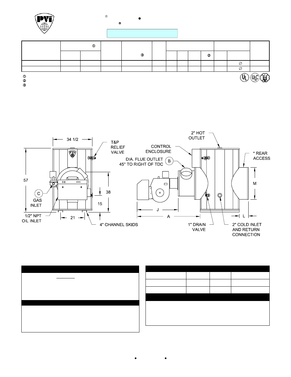 PVI Industries 1000P125A-TPGO User Manual | 1 page