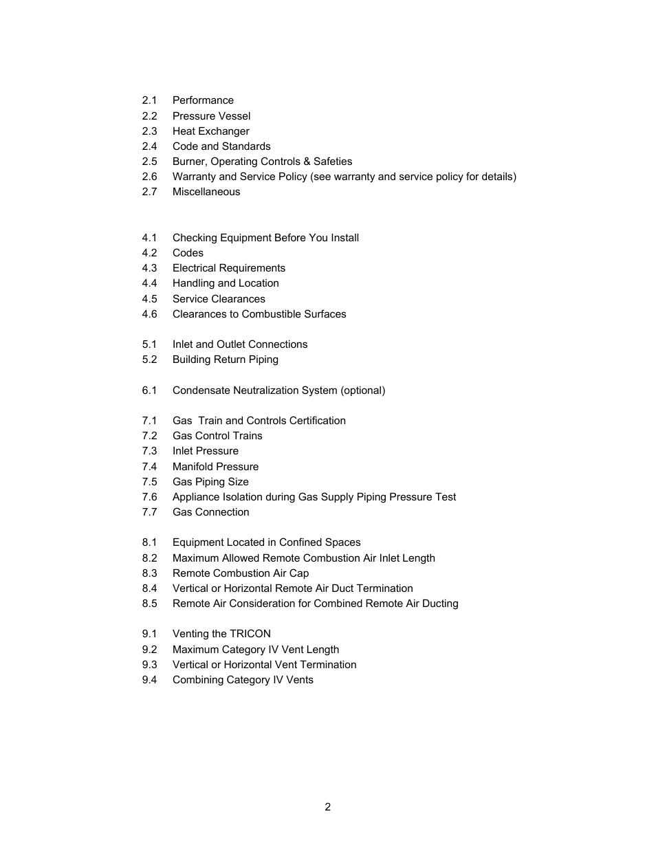 PVI Industries PV500-47C User Manual | Page 2 / 40