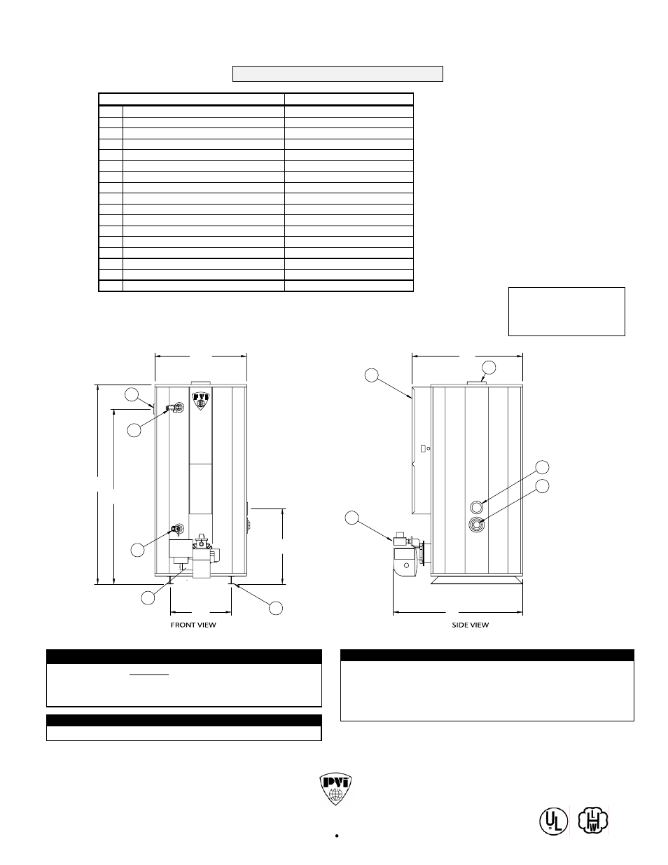 PVI Industries 20 N 119A-MXS User Manual | 1 page