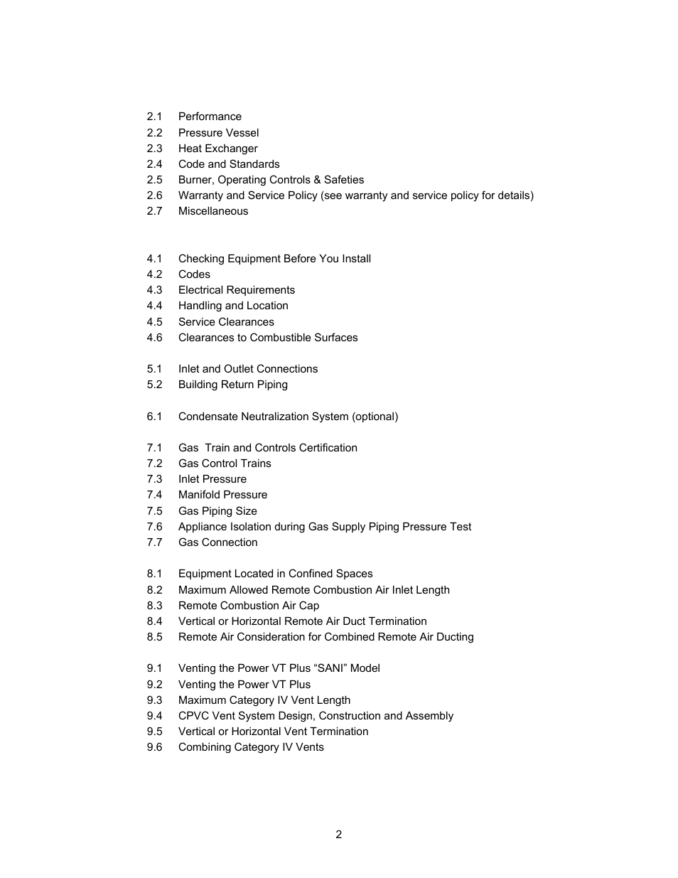 PVI Industries 180 User Manual | Page 2 / 44