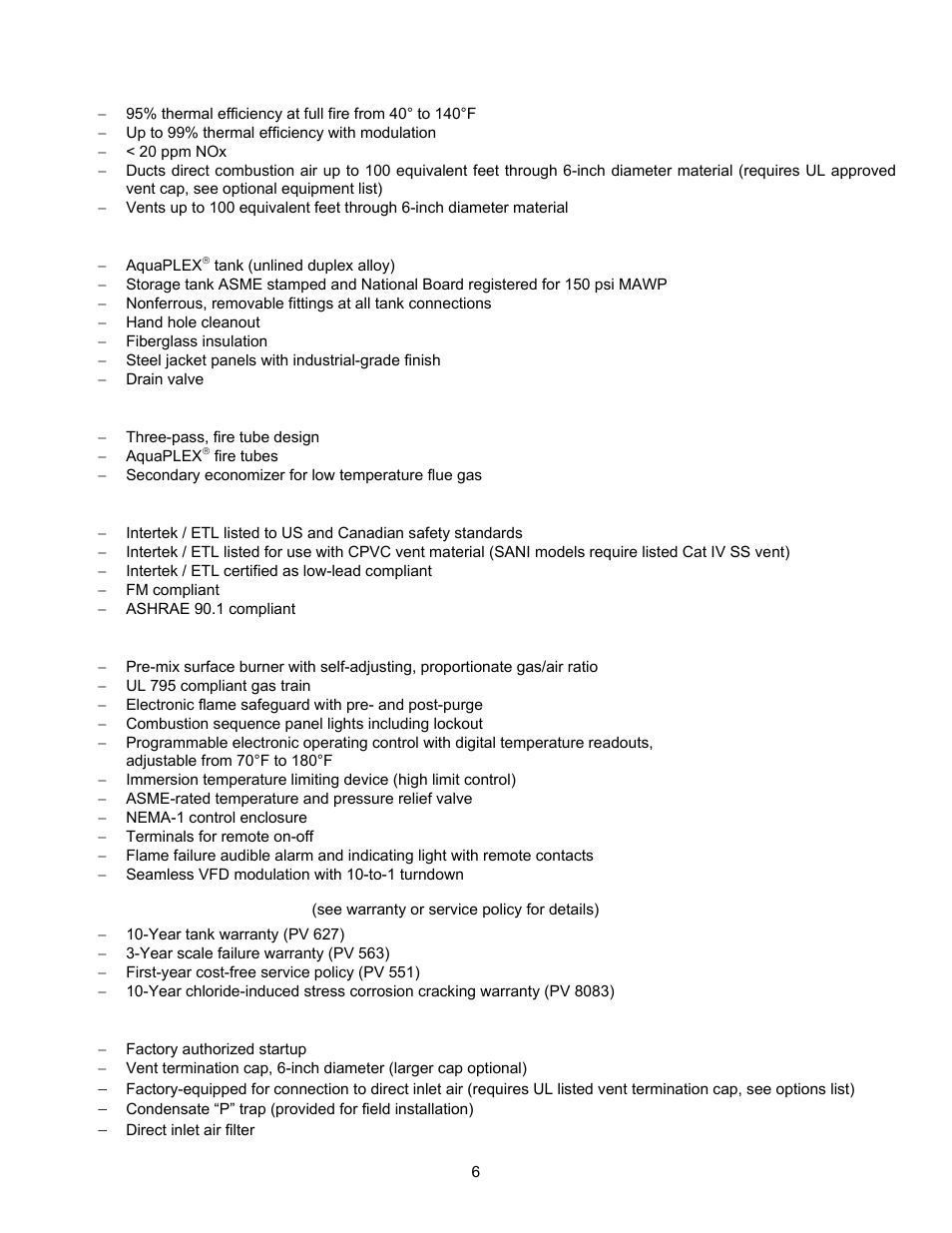 PVI Industries 180 User Manual | Page 6 / 44