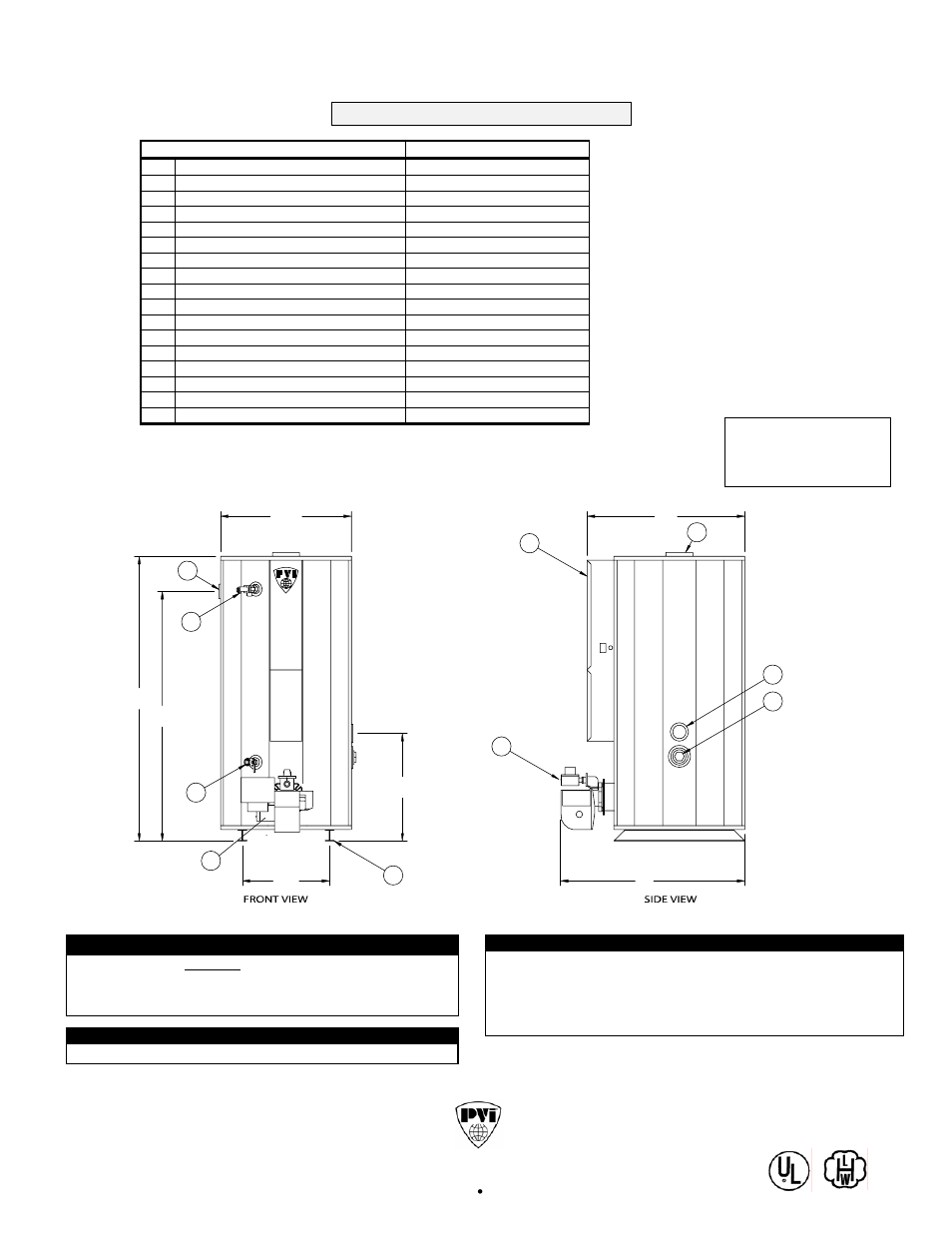 PVI Industries Polyshield 119 Gallon Tank Series User Manual | 1 page