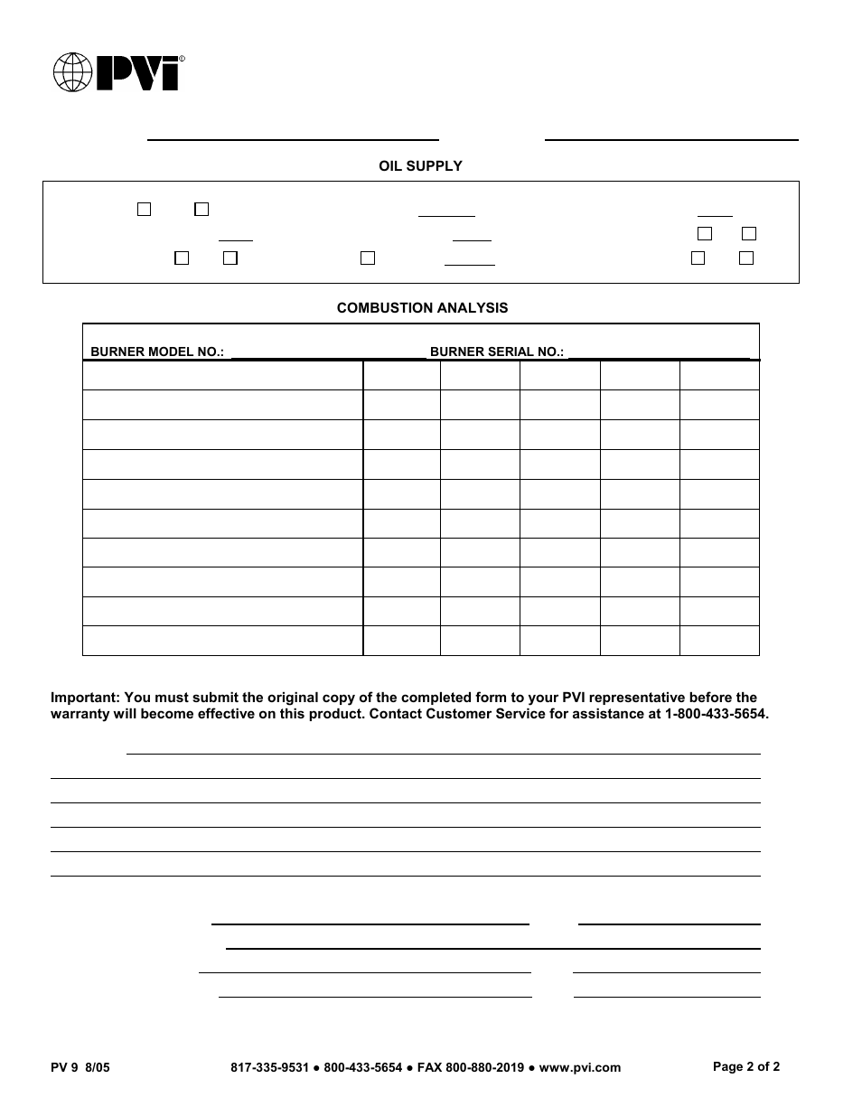 PVI Industries PV 9-A User Manual | Page 3 / 3