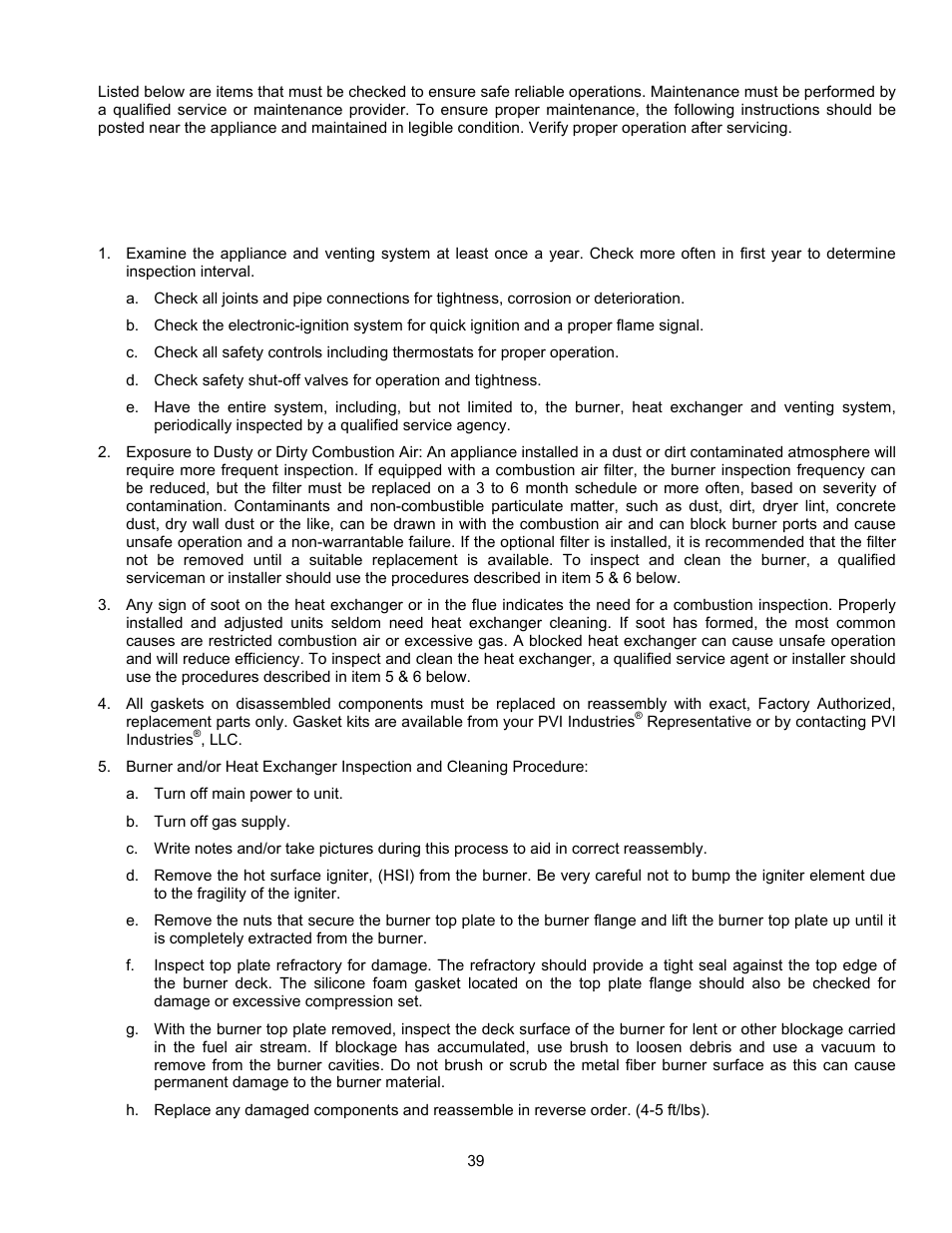 PVI Industries PV500-44U User Manual | Page 39 / 42