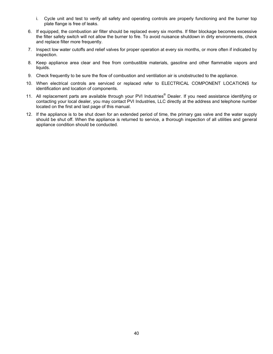 PVI Industries PV500-44U User Manual | Page 40 / 42