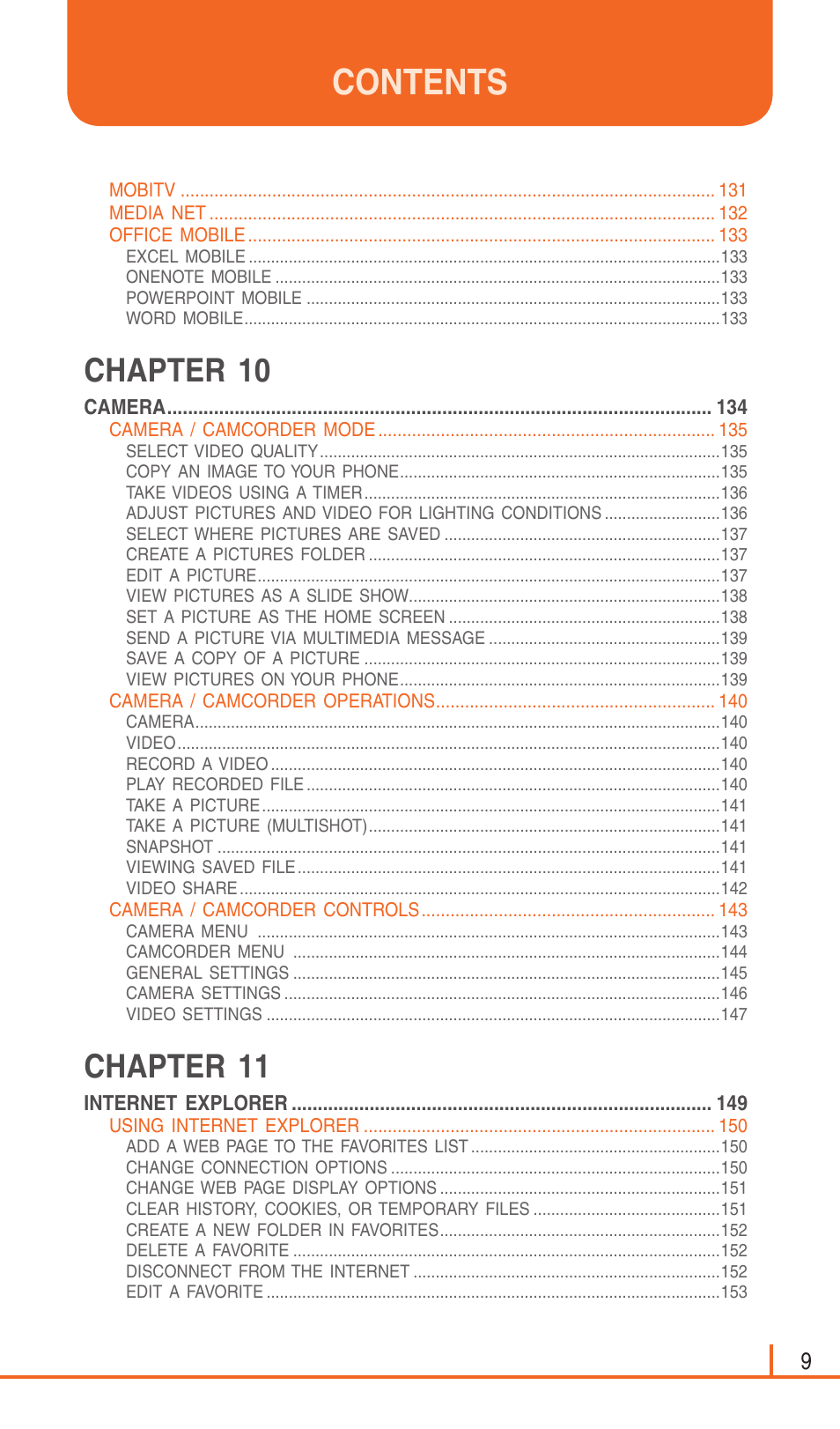 Pantech Matrix Pro User Manual | Page 11 / 261