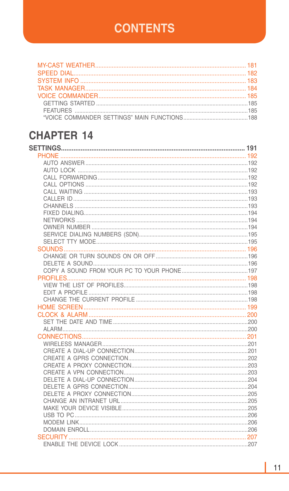 Pantech Matrix Pro User Manual | Page 13 / 261