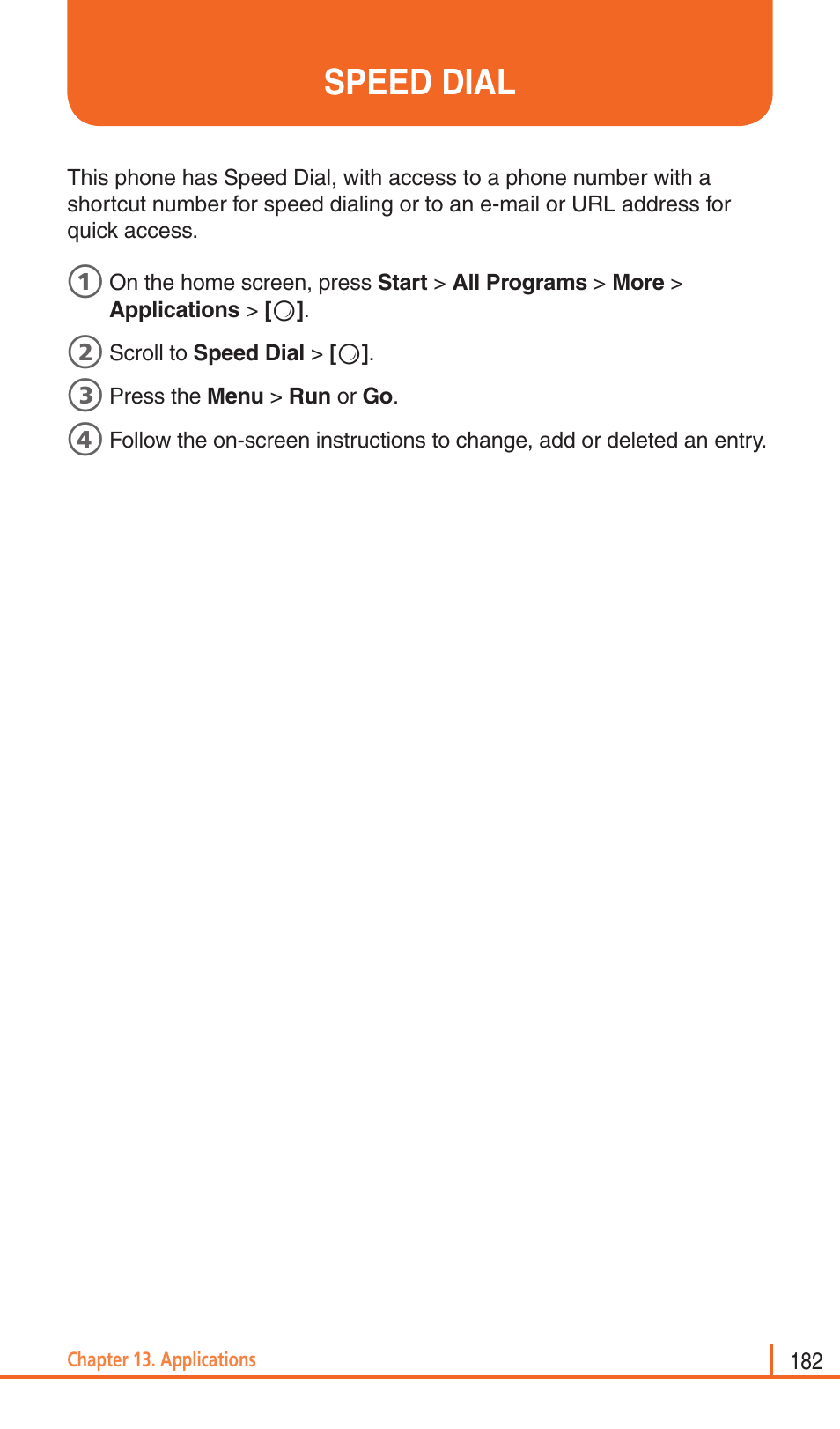 Speed dial | Pantech Matrix Pro User Manual | Page 184 / 261