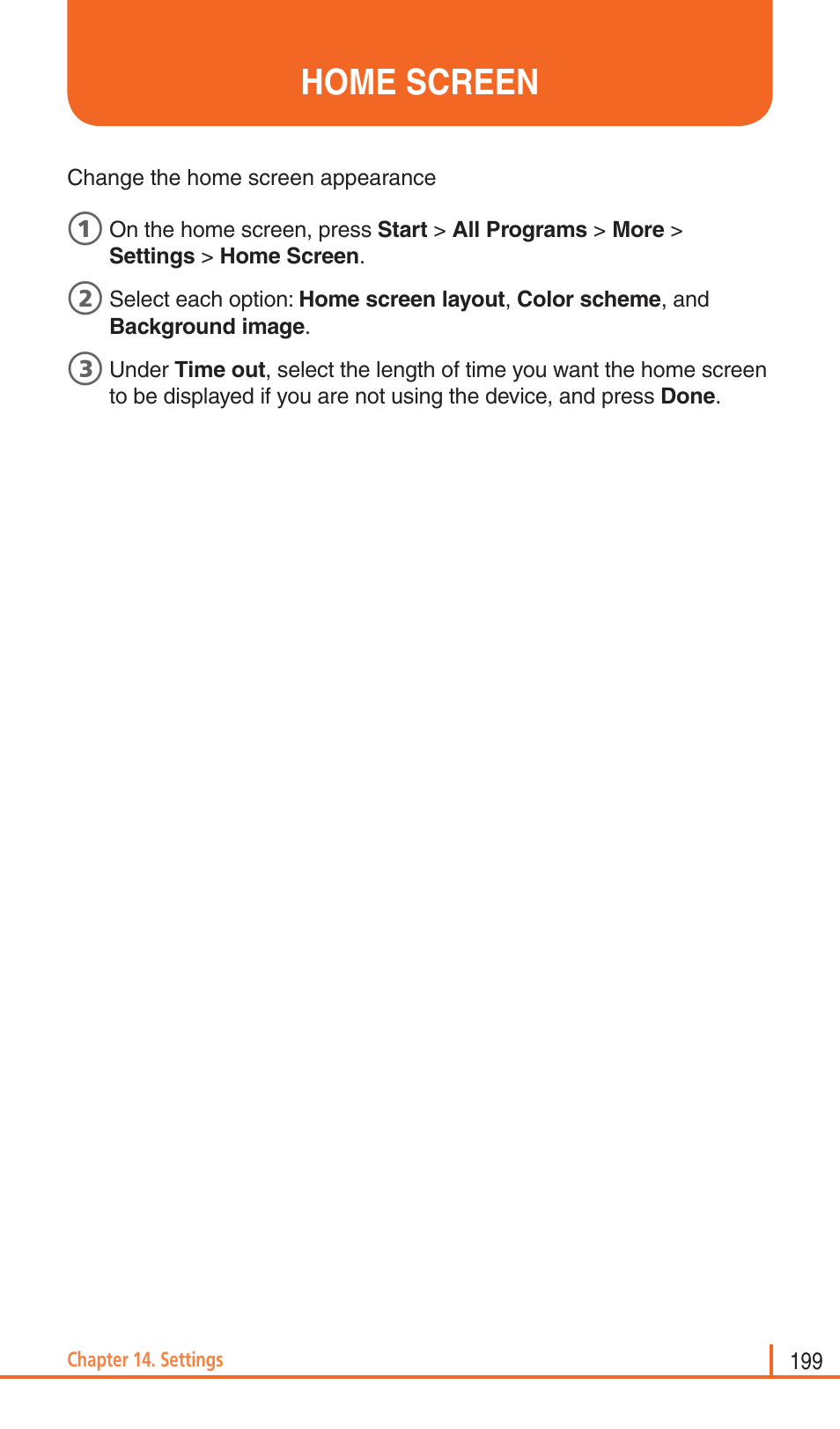 Home screen | Pantech Matrix Pro User Manual | Page 201 / 261