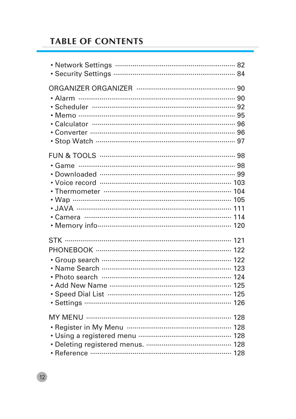 Pantech G670 User Manual | Page 13 / 137