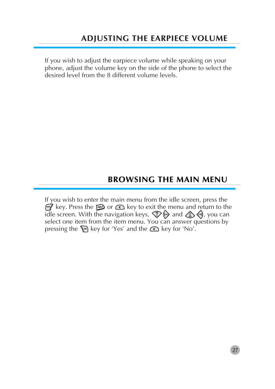 Adjusting the earpiece volume | Pantech G670 User Manual | Page 28 / 137