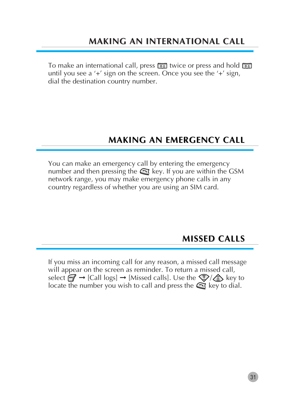 Making an international call | Pantech G670 User Manual | Page 32 / 137