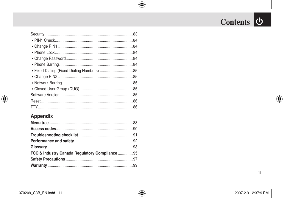 Pantech C3b User Manual | Page 12 / 101