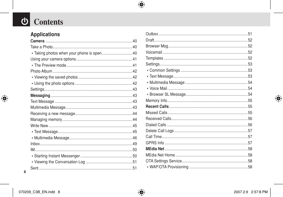 Pantech C3b User Manual | Page 9 / 101