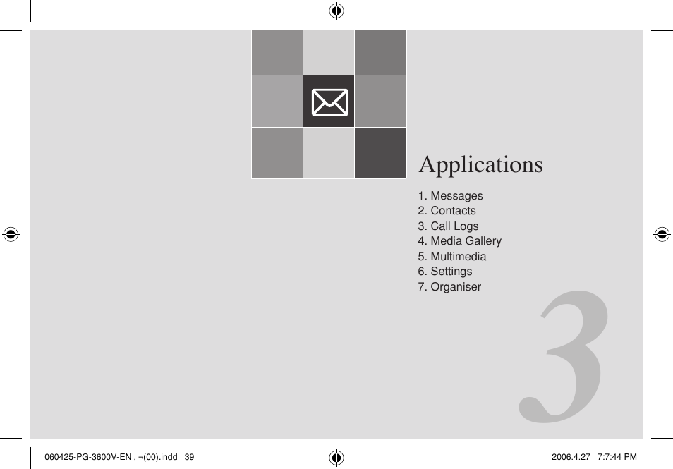 Pantech PG - 3600V User Manual | Page 40 / 115