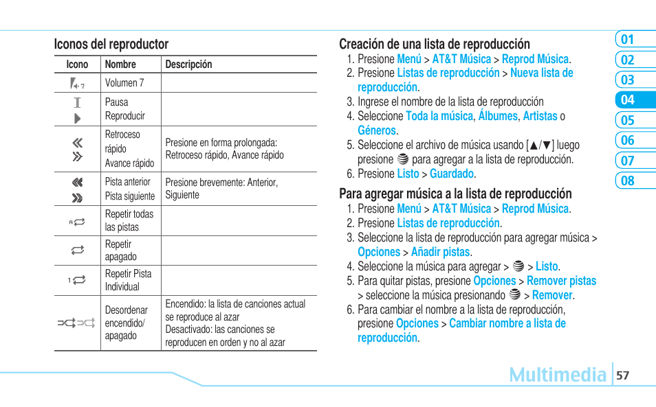 Multimedia | Pantech Reveal User Manual | Page 149 / 186