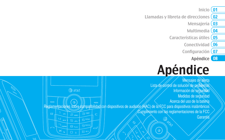 Apéndice | Pantech Reveal User Manual | Page 175 / 186
