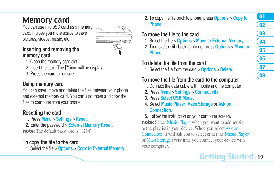 Pantech Reveal User Manual | Page 21 / 186