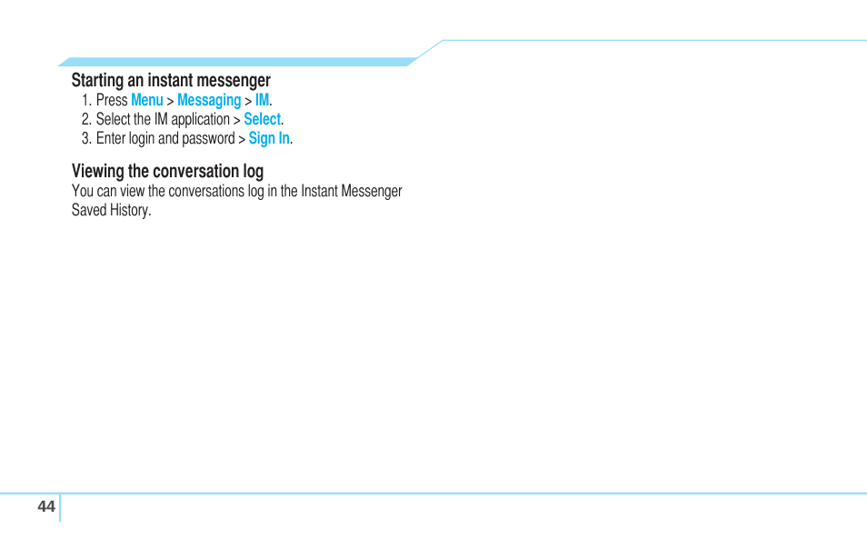 Pantech Reveal User Manual | Page 46 / 186