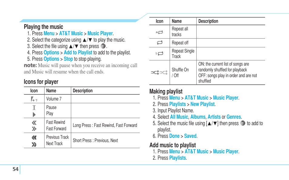 Pantech Reveal User Manual | Page 56 / 186