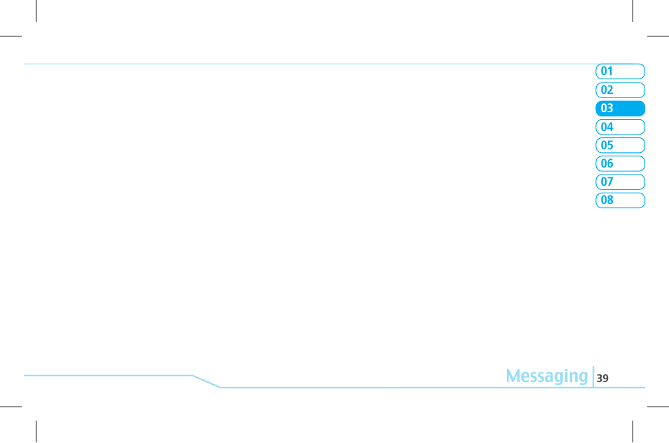 Messaging | Pantech Lena C610 User Manual | Page 39 / 82