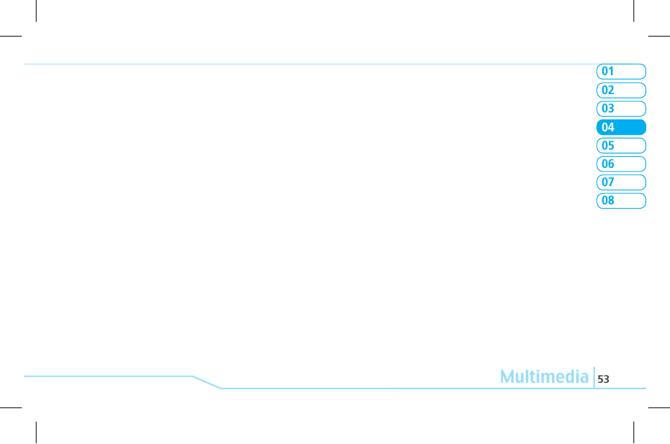 Multimedia | Pantech Lena C610 User Manual | Page 53 / 82