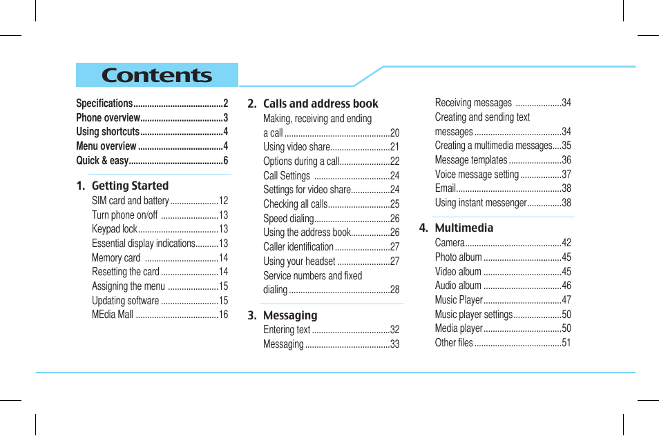 Pantech Lena C610 User Manual | Page 8 / 82