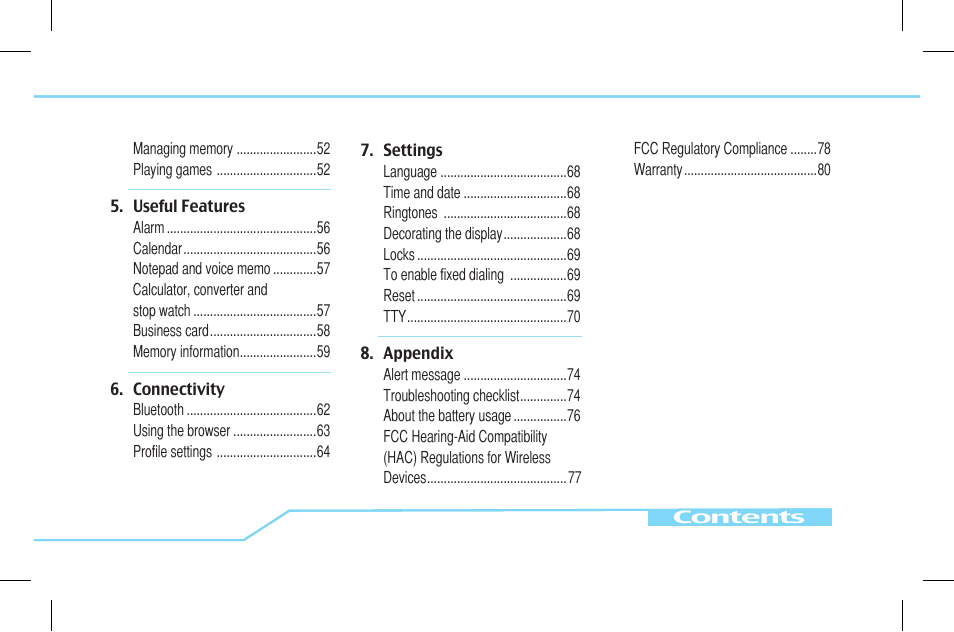 Pantech Lena C610 User Manual | Page 9 / 82