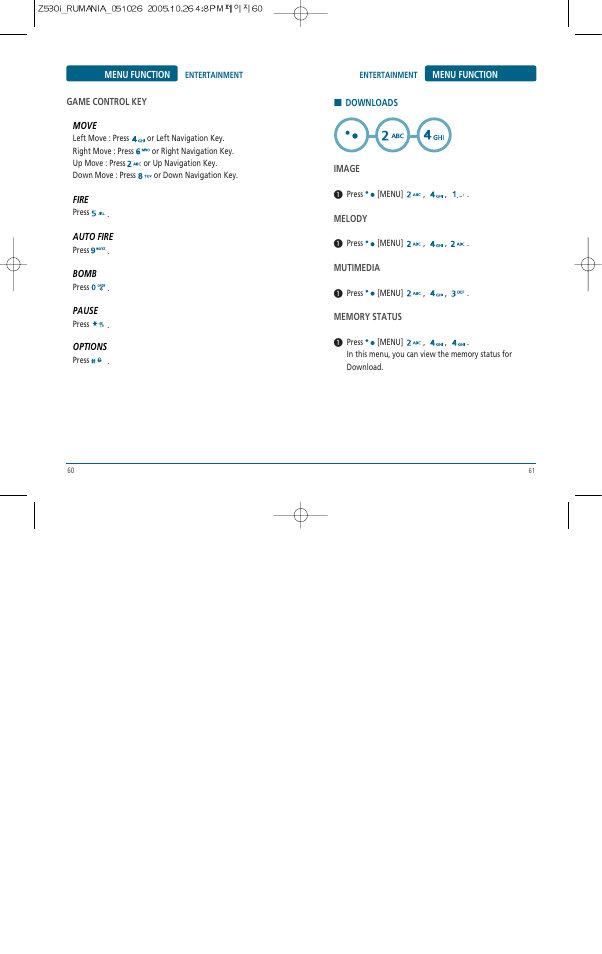 Pantech Z530i User Manual | Page 31 / 55