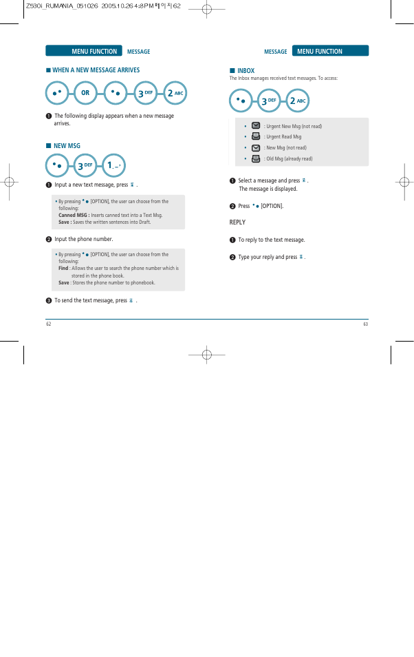 Pantech Z530i User Manual | Page 32 / 55