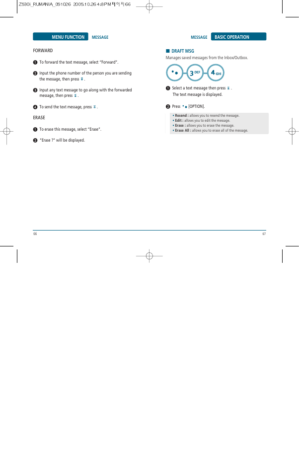 Pantech Z530i User Manual | Page 34 / 55