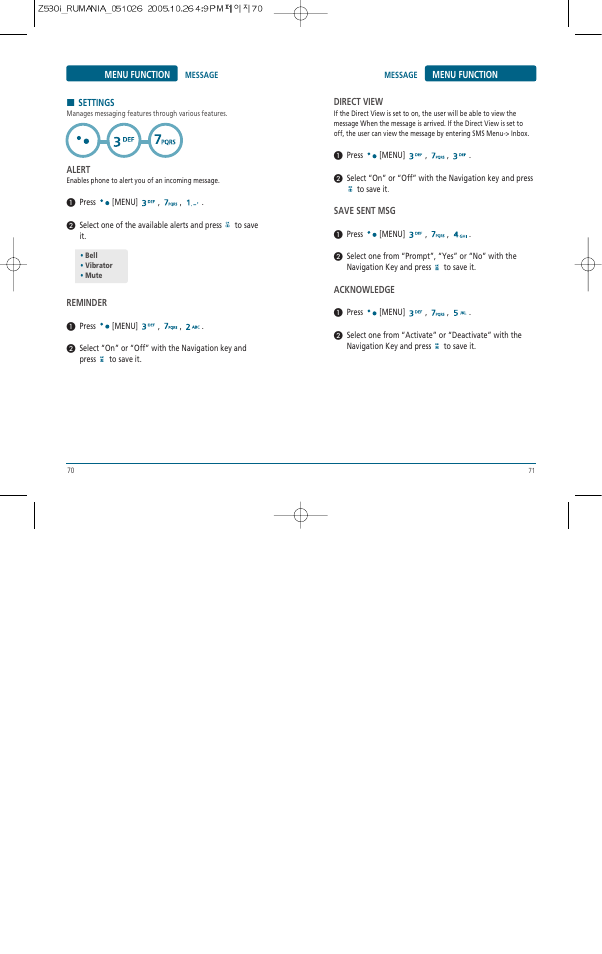 Pantech Z530i User Manual | Page 36 / 55