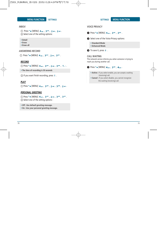 Pantech Z530i User Manual | Page 40 / 55