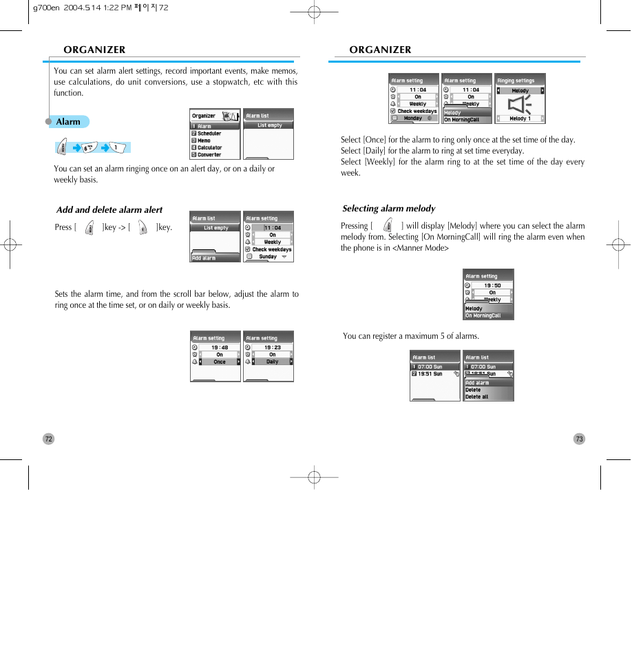 Pantech G700 User Manual | Page 37 / 55