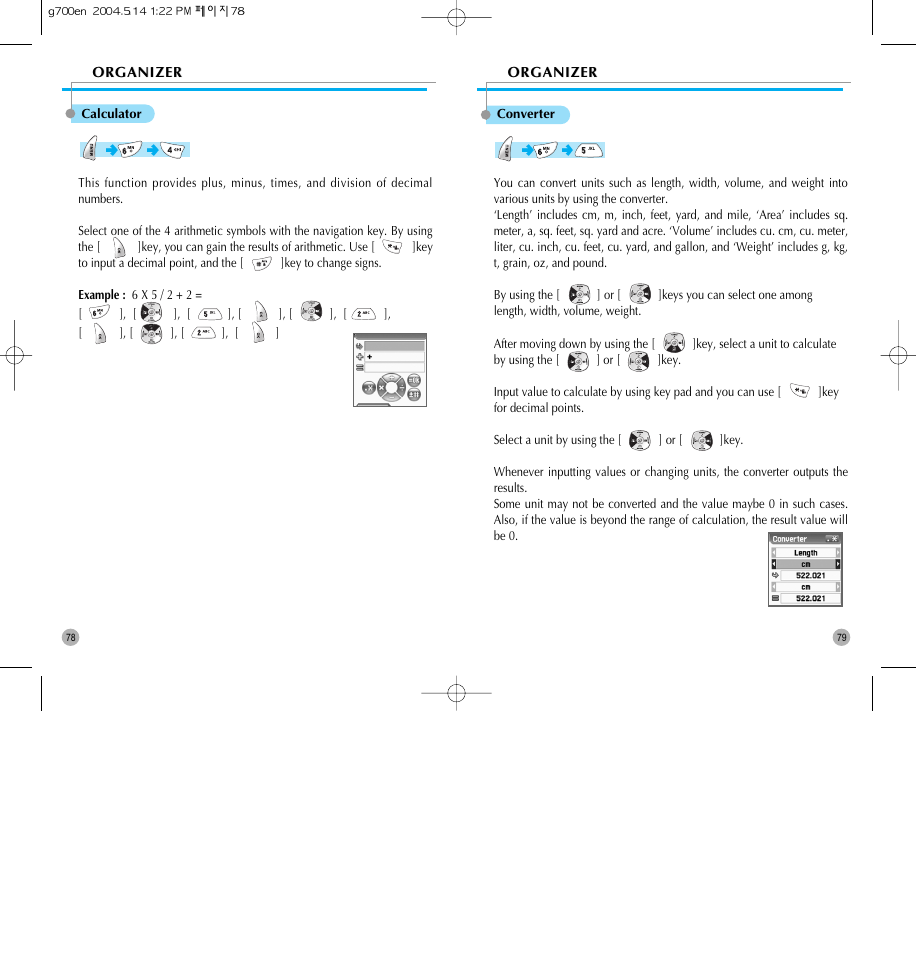 Pantech G700 User Manual | Page 40 / 55