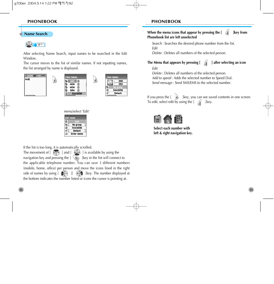 Pantech G700 User Manual | Page 47 / 55