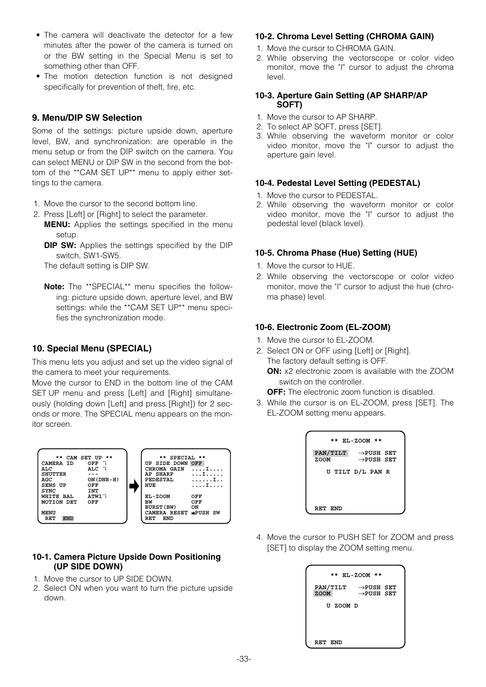 Pantech WV-NW474S User Manual | Page 33 / 58