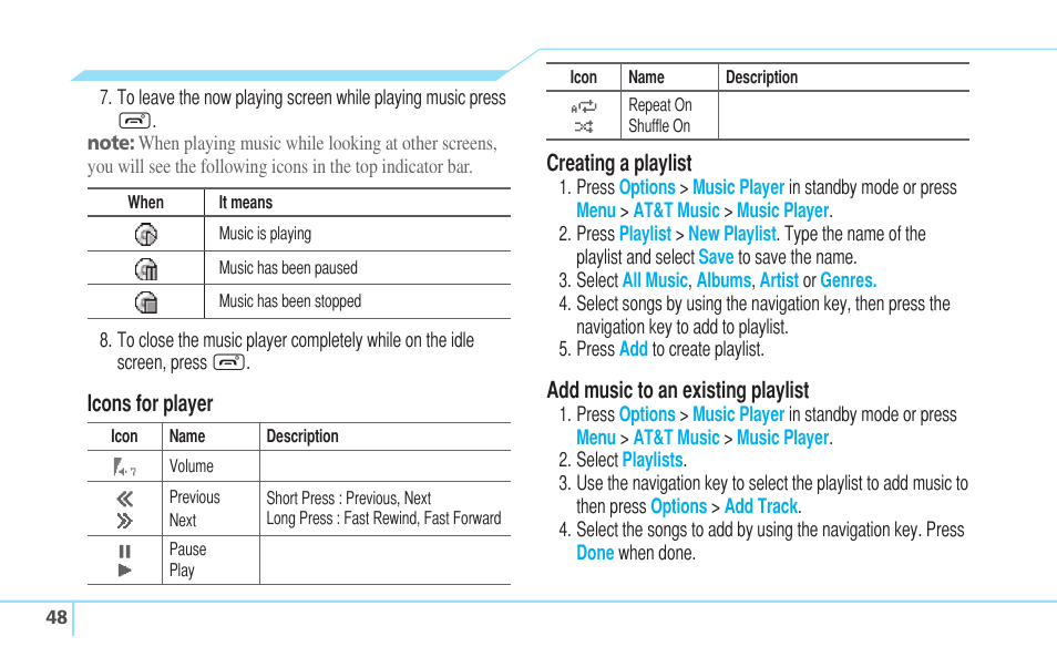 Pantech C630 User Manual | Page 48 / 84