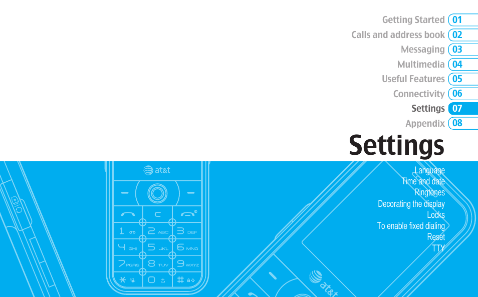 Settings | Pantech C630 User Manual | Page 67 / 84