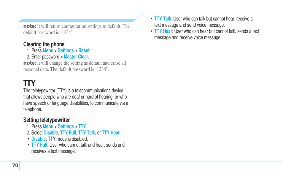 Pantech C630 User Manual | Page 70 / 84