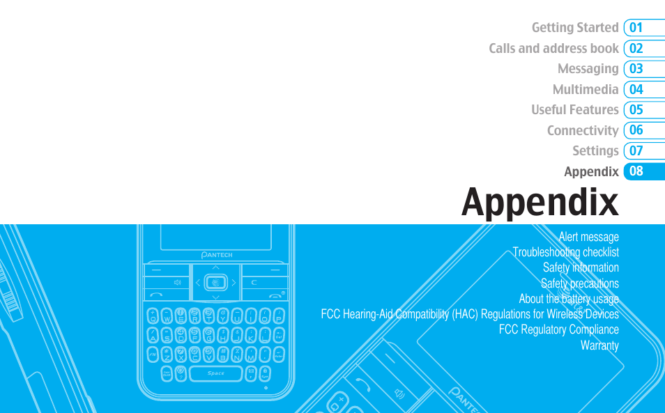 Appendix | Pantech C530 User Manual | Page 65 / 74